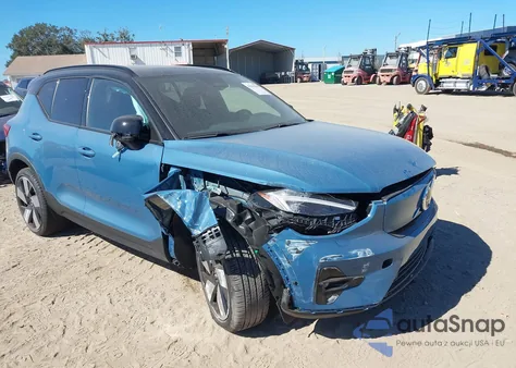 2024 Volvo Xc40 Recharge Pure Electric Twin Ultimate z USA, uszkodzony, nr VIN YV4ER3XMXR2240824